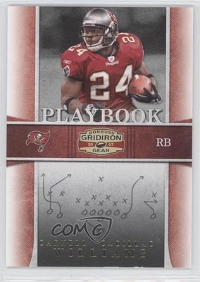 2007 Donruss Gridiron Gear Playbook /500 Carnell Cadillac Williams #PB-25 - Image 1 of 2
