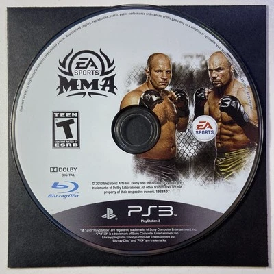 EA Sports MMA (Sony PlayStation 3 PS3, 2010) DISC ONLY - TESTED WORKS - Image 1 of 2
