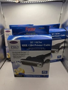 (X3) Belkin Pro Series IEEE 1284 Printer Cable  35ft/10.7m P50 F2A046-35 - Afbeelding 1 van 12