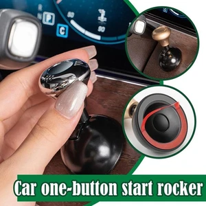 Car Push to Start Button Rocker Car One Button Start Buhot~ Stop Lever P0W5 - Picture 1 of 21