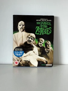 The Plague Of The Zombies Blu Ray / DVD + Slipcover Hammer Films - Picture 1 of 3
