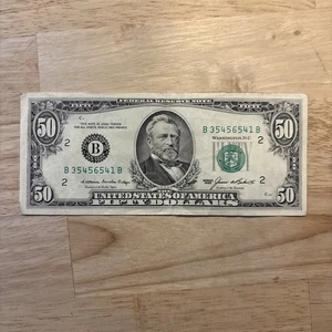 Old 50 Dollar Bill (1985) - Picture 1 of 2