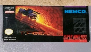 Top Gear 2 (Super Nintendo Entertainment System, 1993) Tested & Working - Picture 1 of 9