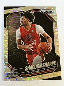 2024-25 Panini Prizm Negro Plata PULSAR Prizm 🏀 Shaedon Sharpe - Imagen 1 de 2