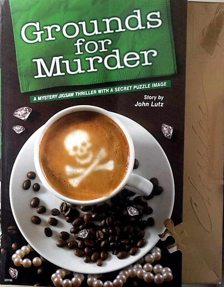 Bepuzzled Grounds For Murder Mystery 1000 piezas 23" X 29" Juegos Universitarios Foto 1 de 1