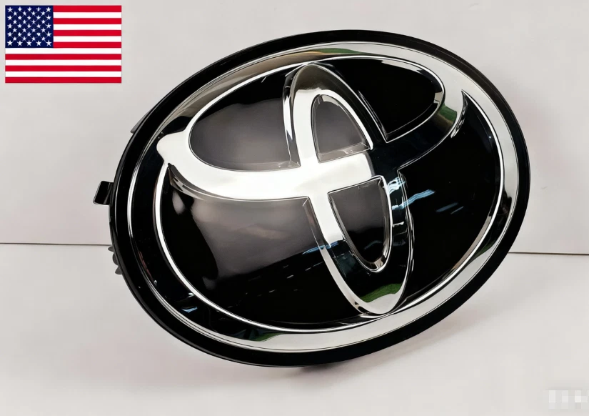 Front Grill Radar Emblem Fit For Toyota Tacoma Tundra Land Cruiser 4Dr 2016-2019 Foto 1 de 4