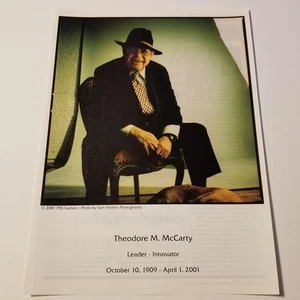 Theodore M. Mc.Carty Ad - Picture 1 of 1