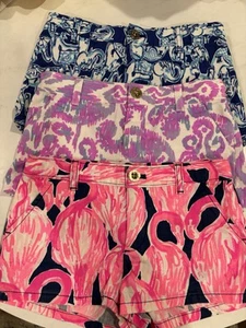 Lilly Pulitzer Girls Shorts Size 7 Lot Of 3 Nwotags - Picture 1 of 10