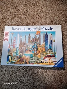 2006 Ravensburger 3000 Piece World Famous Buildings #170524 48 X 32 - Picture 1 of 3