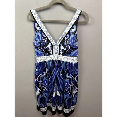 Sexy Vestido Muñeca Bebé Beige by ECI Mujer 16 Azul Púrpura Sedoso Fiesta Años 90 Cachemira Foto 1 de 4