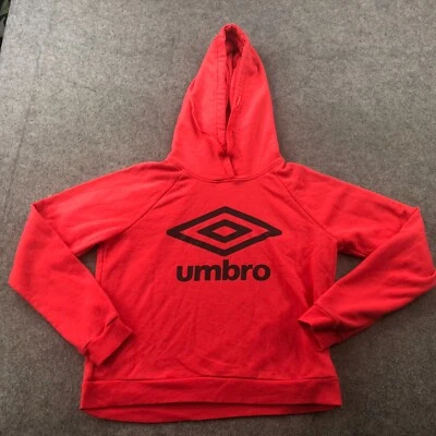 Umbro Sudadera con Capucha Mujer Rosa Mediana Deletrear Polar Logo Sudadera Fútbol Foto 1 de 4