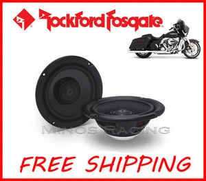ROCKFORD FOSGATE HARLEY DAVIDSON BAGGER 6.5" WATERPROOF SPEAKERS 1998-2013 - Picture 1 of 5