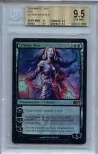 MTG Lilianna Vess Foil BGS 9.5 Gem Mint Magic Card M19 2009 Mystic Planeswaker