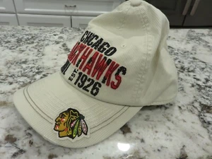 Chicago Blackhawks 1926 NHL OTH Old Time Hockey VTG Logo Corduroy Cap Hat NWOT - Picture 1 of 6