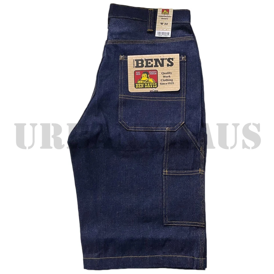 PANTALONES CORTOS DE CARPINTERO BEN DAVIS PARA HOMBRE * 3 COLORES TALLA 30-50 Foto 1 de 1