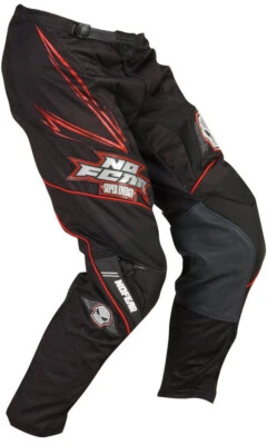 NO FEAR PANTS ENERGY ROGUE MOTOCROSS MX LIMITED EDITION BLACK / RED retro - Image 1 of 3