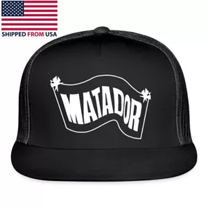 Matador Records Logo schwarz verstellbar Truckermütze Kappe Erwachsenengröße - Bild 1 von 5
