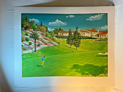 Charles Lynn Bragg Ben Hogans Alley Riviera Golf Club Edición Limitada Serigrafía Foto 1 de 4