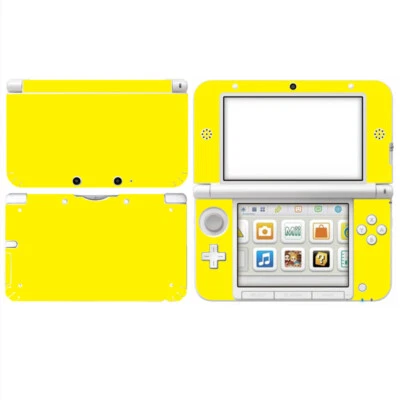 10 calcomanías de vinilo de color liso puro limpio cubierta adhesiva para Nintendo 3DS XL/LL Foto 1 de 4
