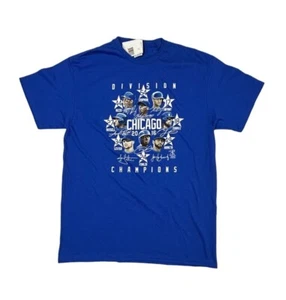 Camiseta grande para hombre Chicago Cubs 2016 Division Champions azul - Imagen 1 de 4