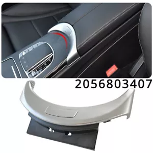 Center Console Armrest Box Release Button Trim Cover Fit For Benz W205 C Class~ - Picture 1 of 5