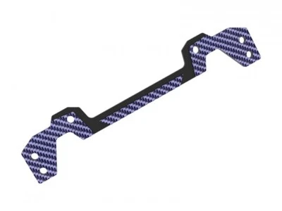 3RACING SAK-D644 GRAPHITE REAR BODY POST PLATE FOR 1/10 RC SAKURA D6S DRIFT CAR - Image 1 of 4