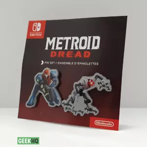 Metroid Dread Pin Samus [GameStop] Bonus • Nintendo - Picture 1 of 2