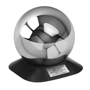Sfera in acciaio inox, urna per ceneri, varie dimensioni, urna per cremazione - Picture 1 of 11