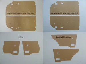 Mercedes w111 coupé/cabrio side trimming panels - Bild 1 von 1
