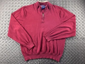 Pendleton Sweater Adult Medium Red Cashmere Blend Sweatshirt Casual Men's - Picture 1 of 12