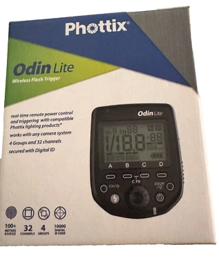 Phottix PH89090 Odin Lite Flash Trigger Transmitter wireless flash trigger new - Image 1 of 4