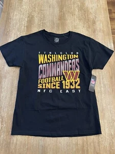 Washington Commanders t-shirt Men’s Size Large Black $40 - Picture 1 of 5