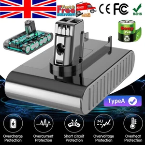 8.0AH 22.2V Replacement Battery For Dyson DC31 Type A DC34 DC35 DC44 DC45 Animal - Picture 1 of 13