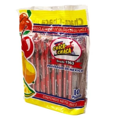 Chaca Chaca El Original Dulce de frutas con chile Mexican Candy Dulces Mexicanos