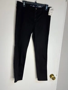 Hollister High-Rise Jean Legging Women’s Size 7S Black 31W 26L NWT - Picture 1 of 5