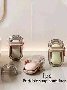 Light Luxury Travel Soap Box Double Drains Soap Holders Soap Dishes Outdoor UK.. - Picture 1 of 6
