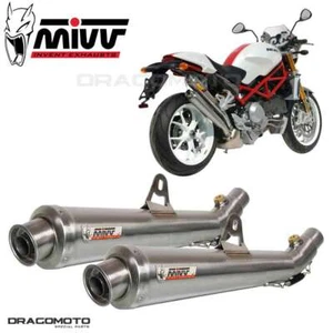double échappement DUCATI MONSTER S4Rs 2006 2007 MIVV X-cone - Photo 1/4