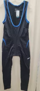 Arsuxeo Men's Cycling Bib Tights US XXL BLUE/BLACK - Picture 1 of 4