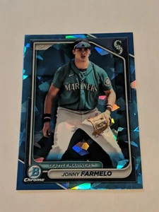Jonny Farmelo 2024 Bowman Chrome Sapphire Refractor Rookie #BCP-147 - Bild 1 von 3
