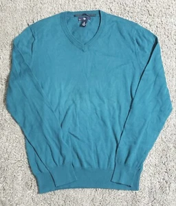 Gap Men's Sweater Size Small Green V-neck Long Sleeve Casual Office - Picture 1 of 4