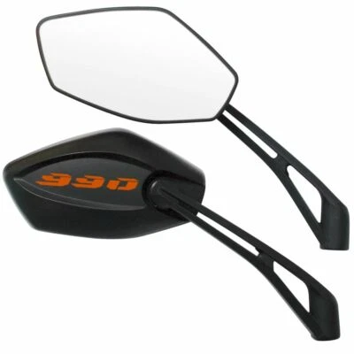Espejos Manillar Infinity Logo Naranja Para KTM 990 Adv Smt Superduk - Imagen 1 de 2