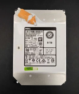 KRDKK 0KRDKK HUH721008AL5200 DELL 8TB 7.2K 12G 512E SAS 3.5" LFF HARD DRIVE - Afbeelding 1 van 3