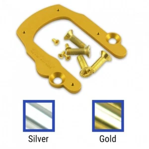 Adapter Vibramate V5 Gold, Montage Les Paul Ohne Bohrung für BIGSBY B5