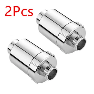 2X Wasserfilter Duschfilter Kalkfilter Duschkopf Wasserhahn Armatur Handbrause - Bild 1 von 11