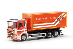 Herpa Scania CG17 Wechselllader-LKW Feuerwehr Fulda 097871 - Bild 1 von 1
