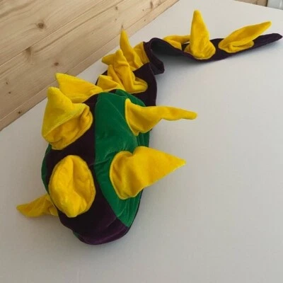 MARDI GRAS Vibrant & Playful Velvet Fun Purple, Green, Gold Extra Long Tail Hat - Image 1 of 4