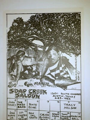 John Fahey Shawn Sahm Prezence Townes Van Zandt Soap Creek Texas Steve Goodman Foto 1 de 4