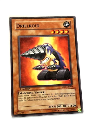 Yu-Gi-Oh! - Karte Drillroid /CRV-DE009/Common/1. Auflage/Deutsch/EX - Bild 1 von 4