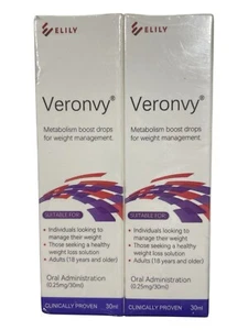 Veronvy - Metabolism Boost Drops For Weight Management - 2 PACK - 1 fl oz each - Picture 1 of 3