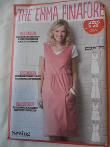 Simply Sewing Pattern The Emma Pinafore. Sizes 6-20. New Uncut. Sew Cute - Picture 1 of 2